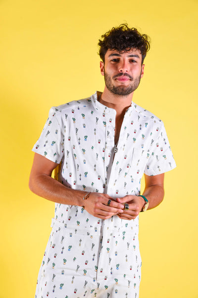 Cactus Print romper [Final Sale]