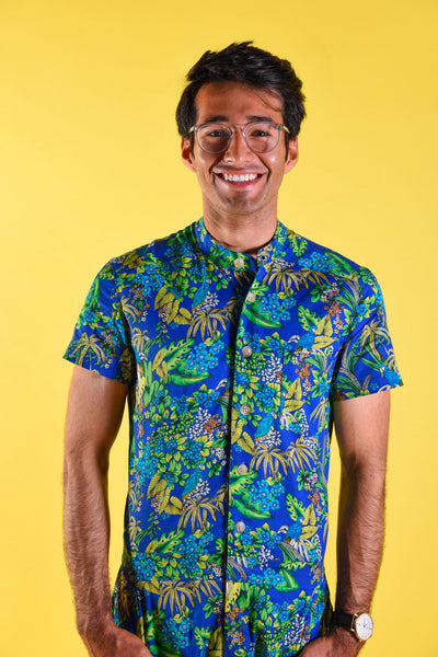 Tropical Print romper [Final Sale]