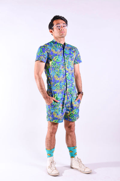 Tropical Print romper [Final Sale]