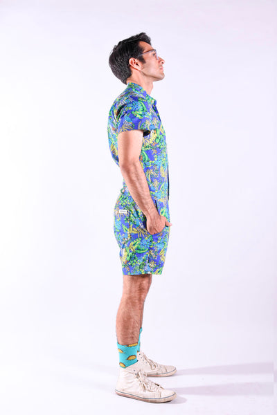 Tropical Print romper [Final Sale]