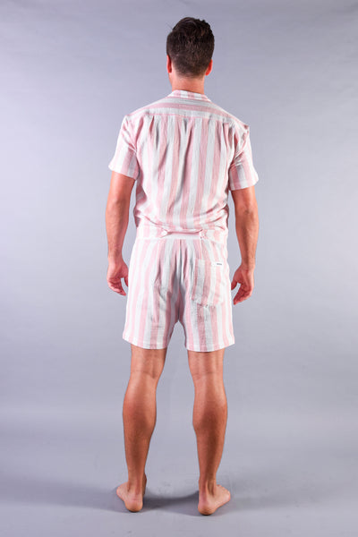 Pink Stripe romper [Final Sale]