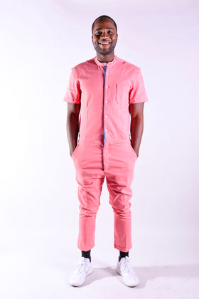 Salmon rompsuit [Final Sale]