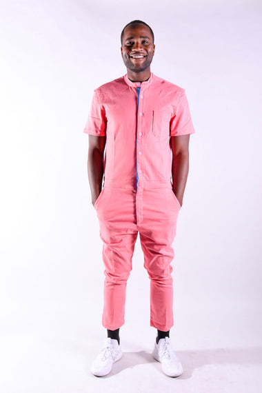 Salmon rompsuit [Final Sale]