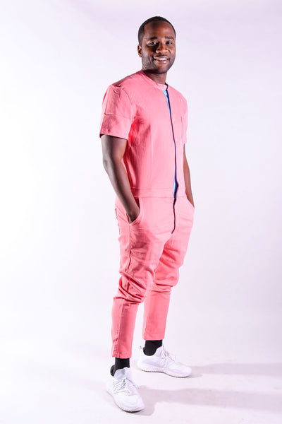 Salmon rompsuit [Final Sale]