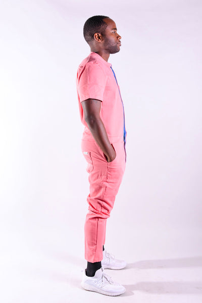 Salmon rompsuit [Final Sale]